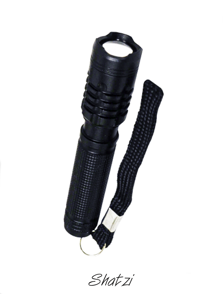 Mini Linterna LED de 120 lúmenes en Negro