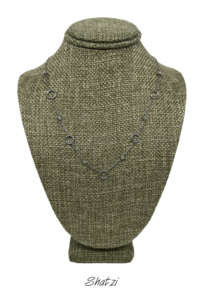 Collar con argollitas