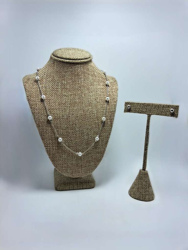 Set de collar y aretes