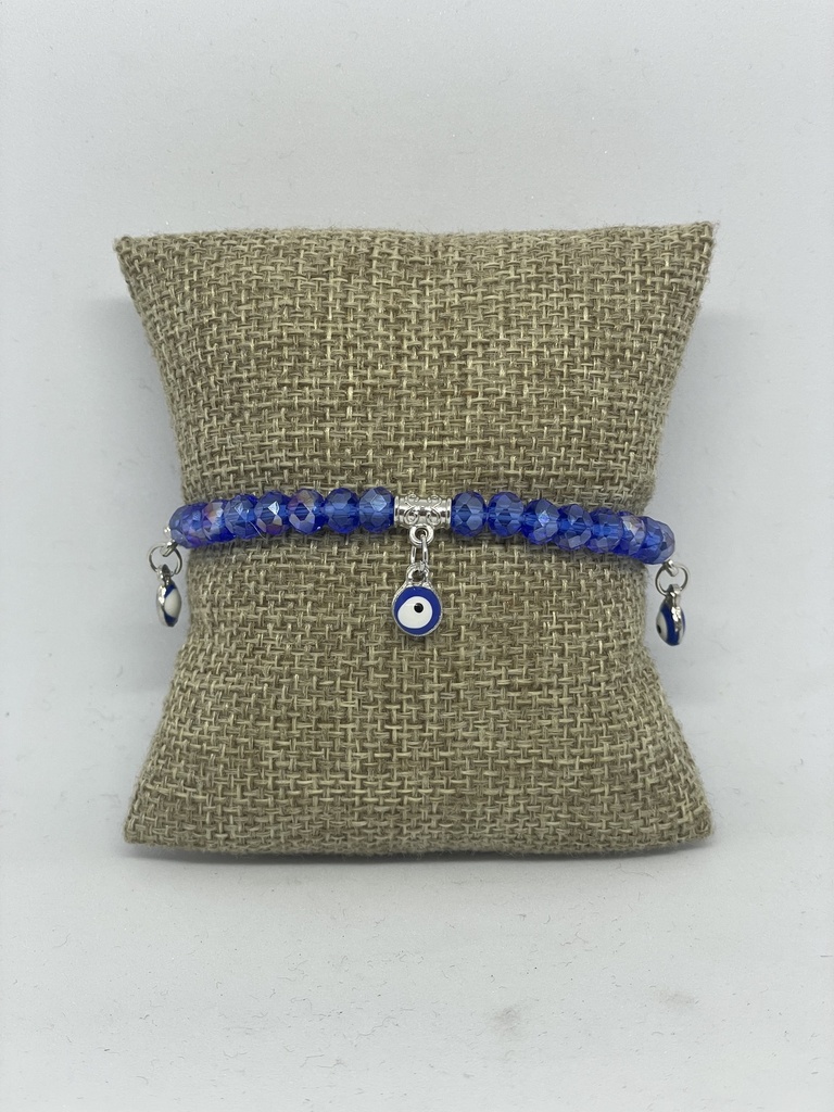 Pulsera de Vidrio con Ojo Turco