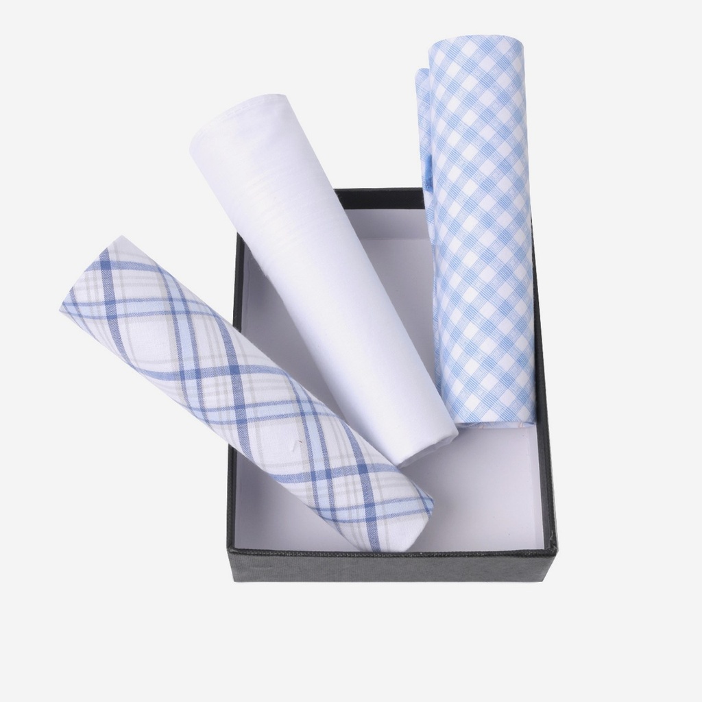 Juego de 3 pañuelos de algodón