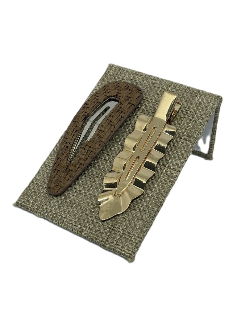 Set de gancho sandino con dorado