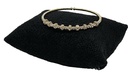 Pulsera con brillantito en dorado