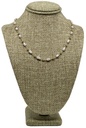 Collar con perla en dorado