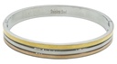 Pulsera de acero inoxidable tres tonos