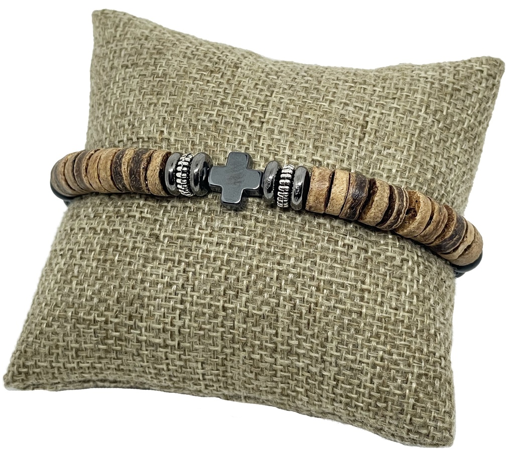 Pulsera negro y café