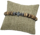 Pulsera negro y café