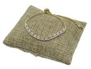 Pulsera con brillantito dorado