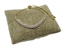 Pulsera dorado de brillantito