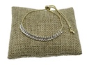 Pulsera dorado con brillantito