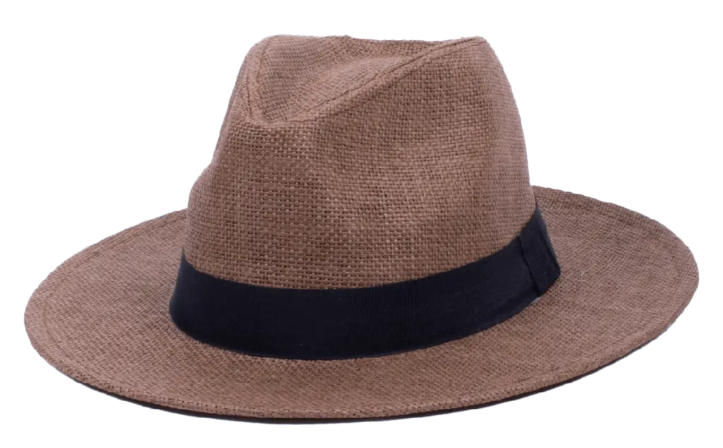 Rebajado-sombrero fedora café