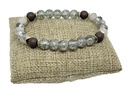 Pulsera gris con café