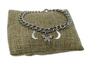 Pulsera de acero inoxidable con mariposa