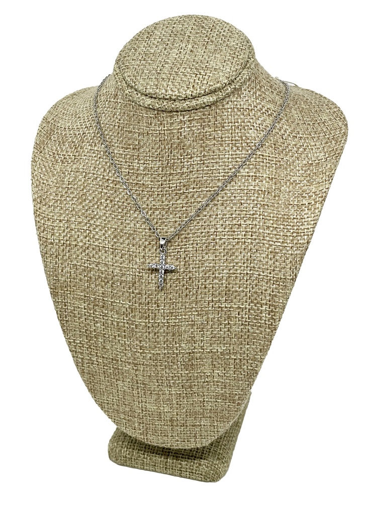 Cadena de acero inoxidable con cruz