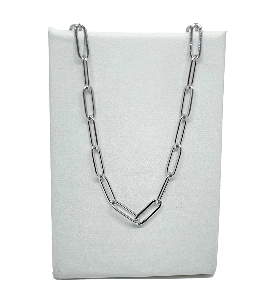 Cadena de acero inoxidable con eslabones