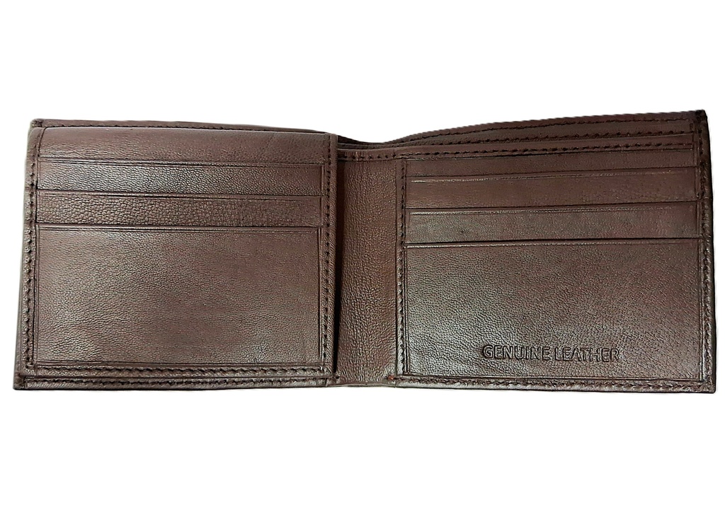 Billetera de cuero café