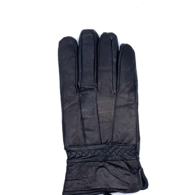 Guante de cuero negro