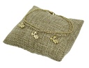 Pulsera de acero inoxidable en dorado