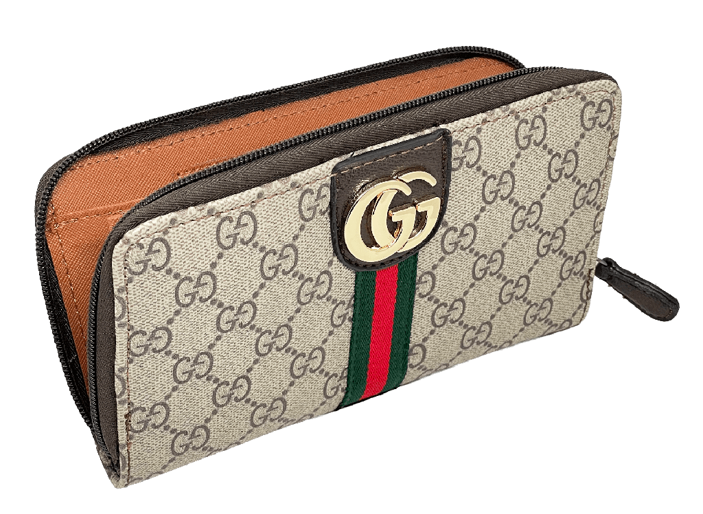 Billetera de cuerina con franja