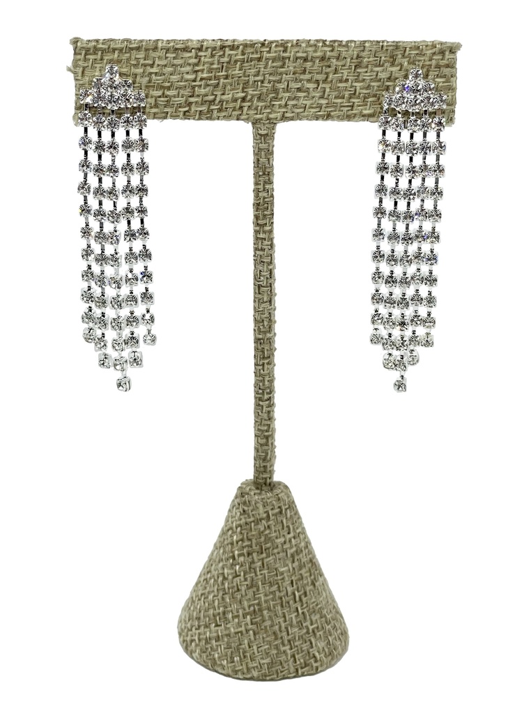 Aretes con brillantitos