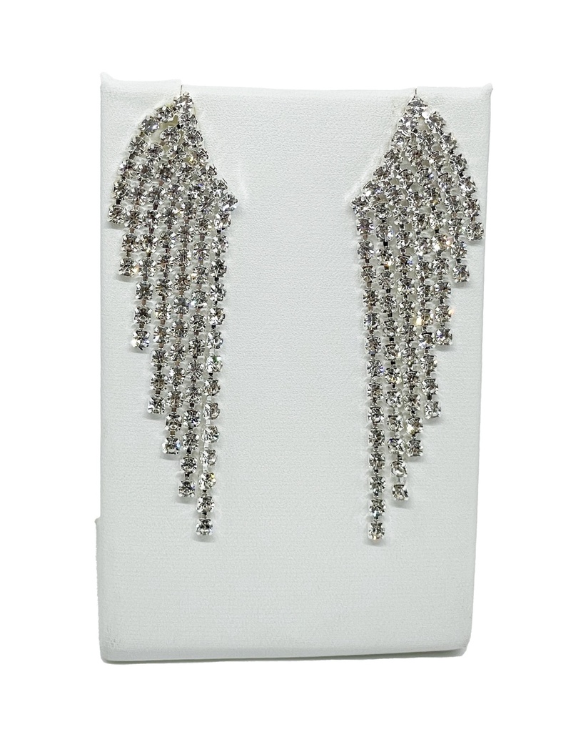 Aretes con brillantitos