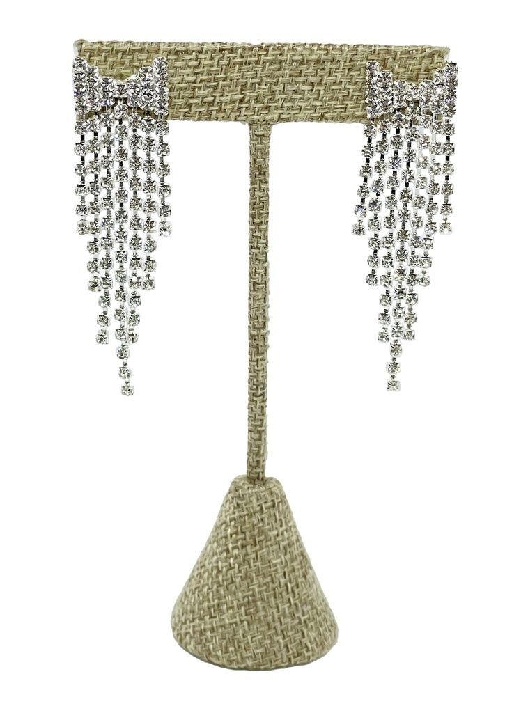 Aretes con brillantitos