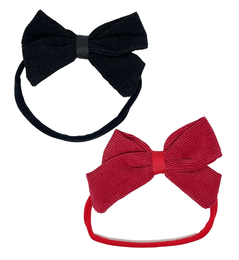 Set de 2 bandas rojo y negro