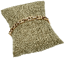 Pulsera de rodio con brillantito