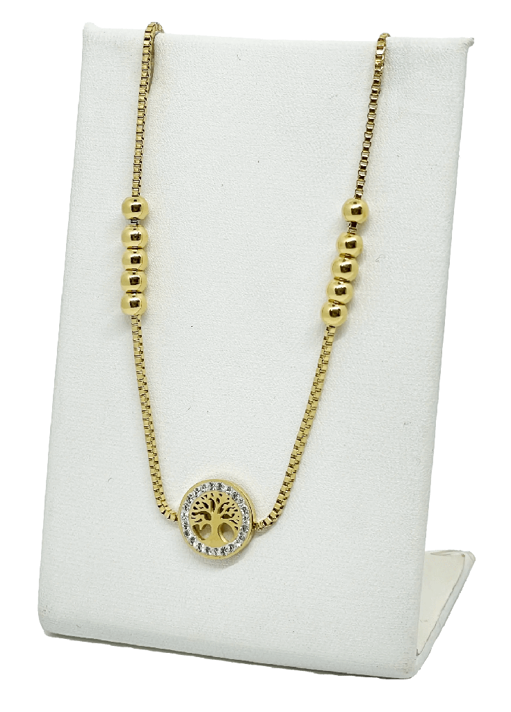 Cadena de acero inoxidable dorado