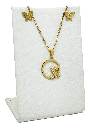 Set collar y aretes de acero inoxidable