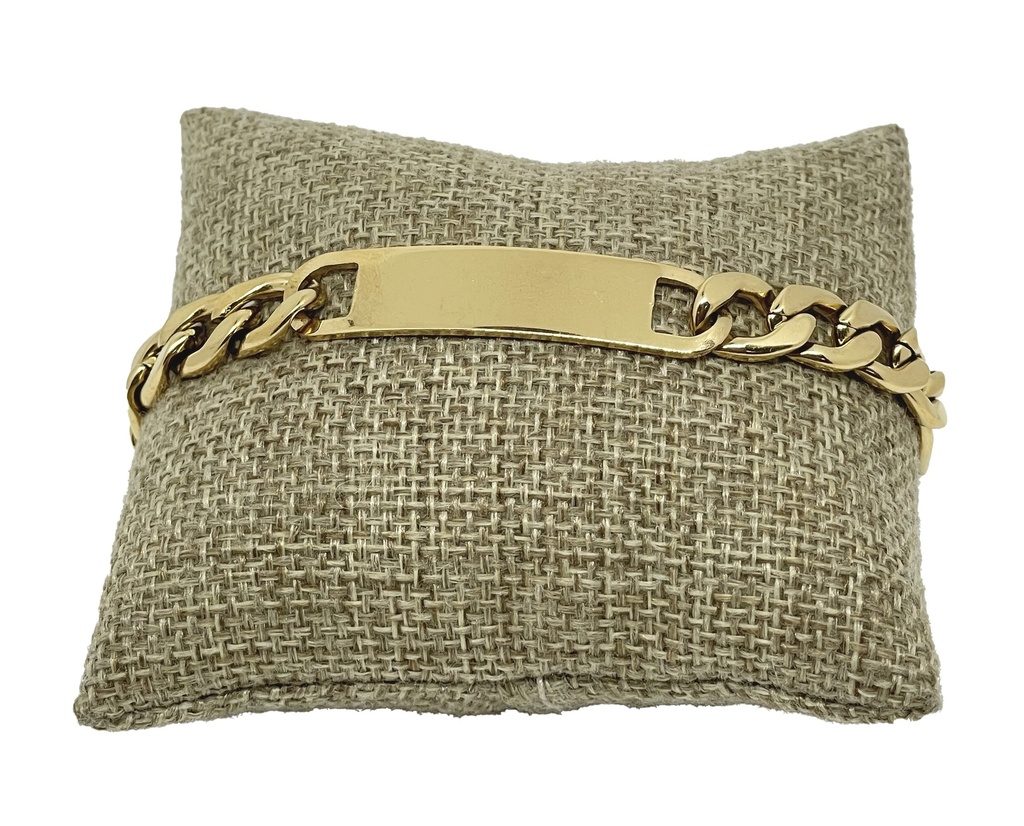 Pulsera de acero inoxidable dorado
