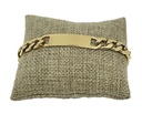 Pulsera de acero inoxidable dorado
