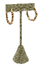 Argolla de rodio dorado