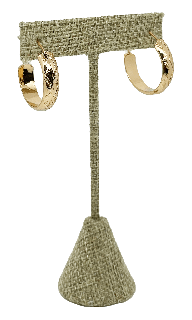 Argolla de rodio dorado
