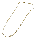 Cadena de rodio en dorado