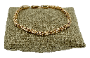 Pulsera de rodio dorado