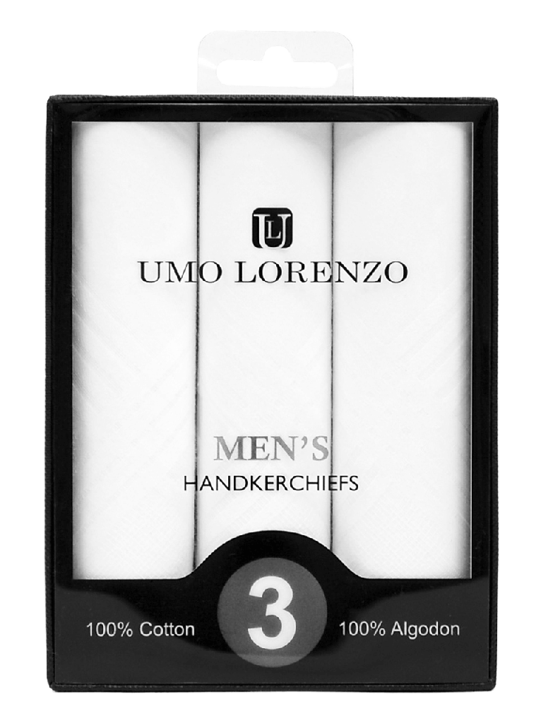 Juego de 3 pañuelos de algodón