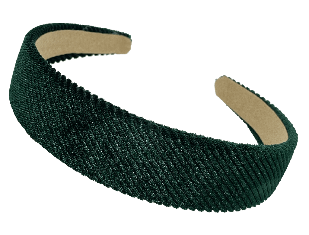 Diadema de tela de corduroy