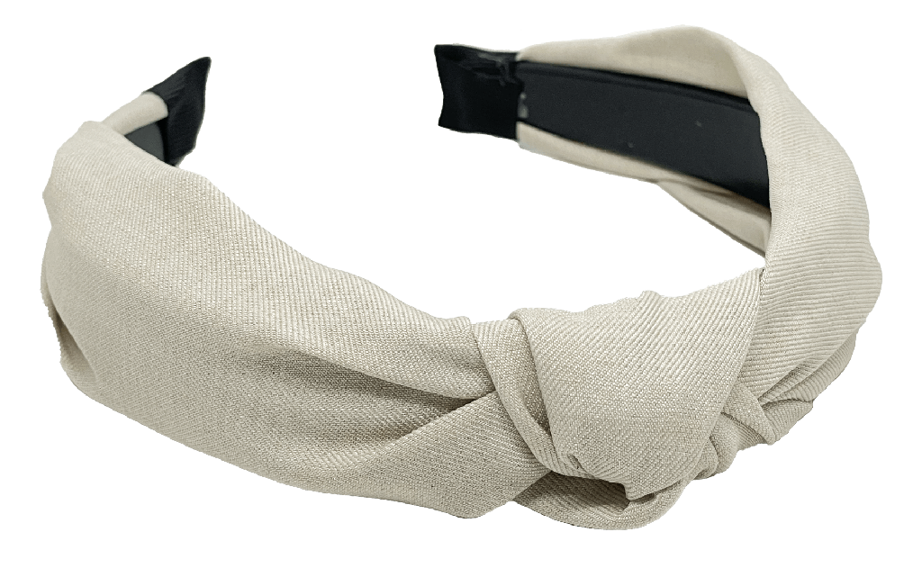 Diadema de tela con nudo