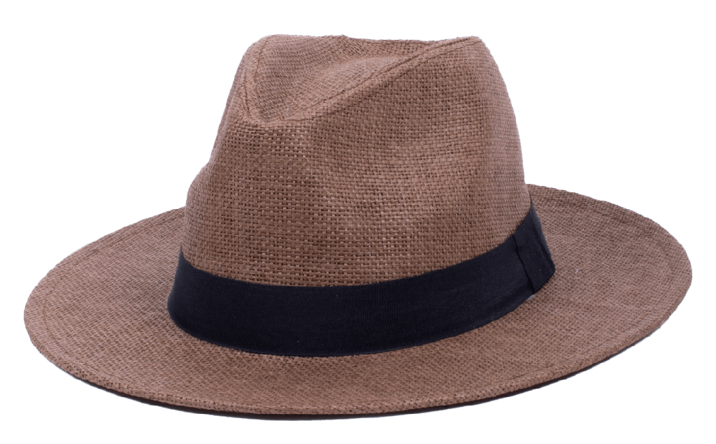Sombrero fedora café
