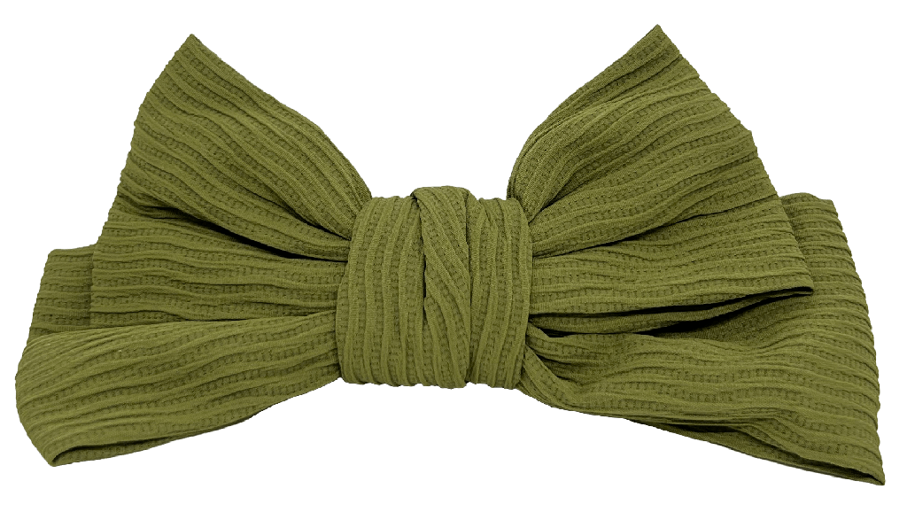 Moña de tela con clip