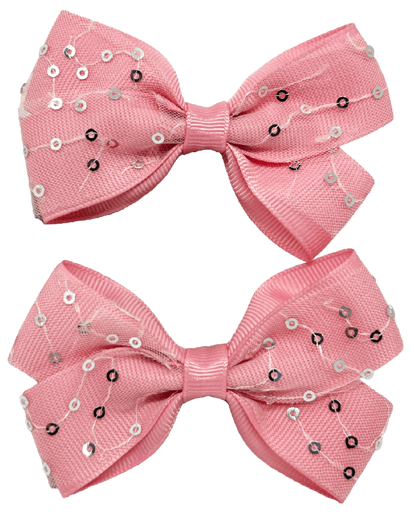 Set-de 2 moñas con lentejuelas