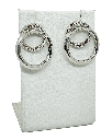 Aretes de metal x 2.9 x 3.3 cm