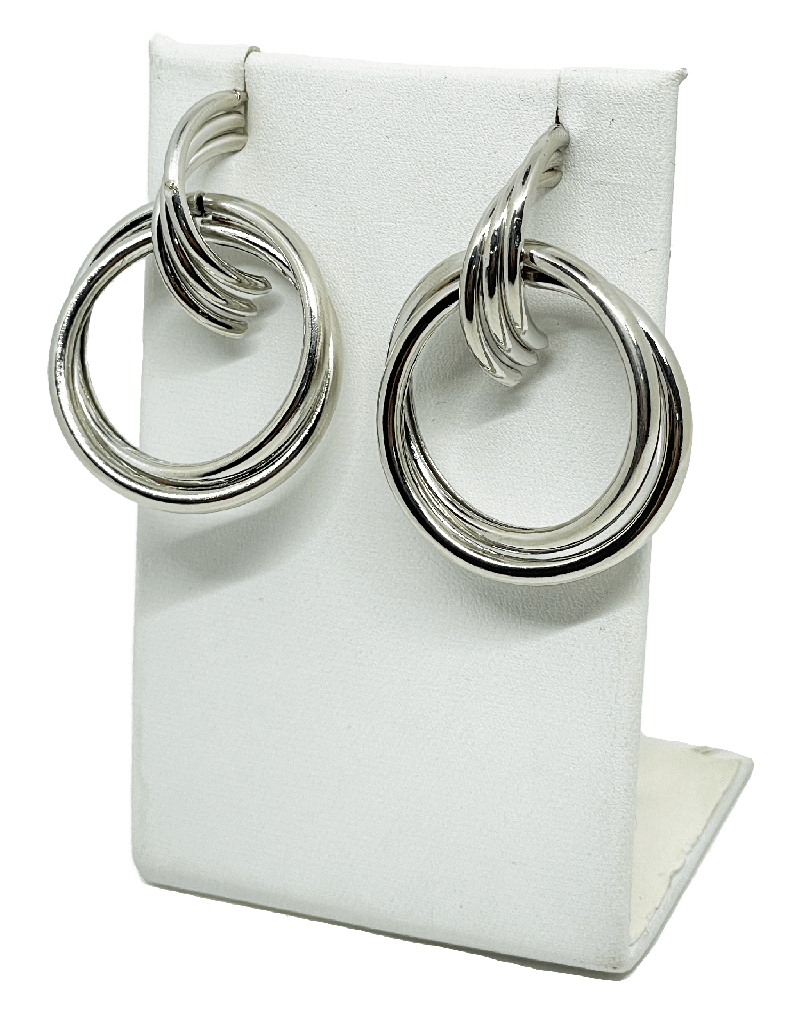 Aretes de metal x 3.1 x 4.3 cm