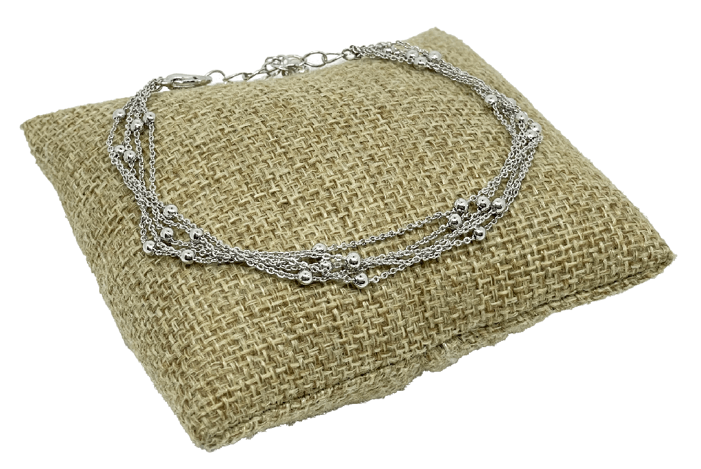 Pulsera de 5 hilos de metal