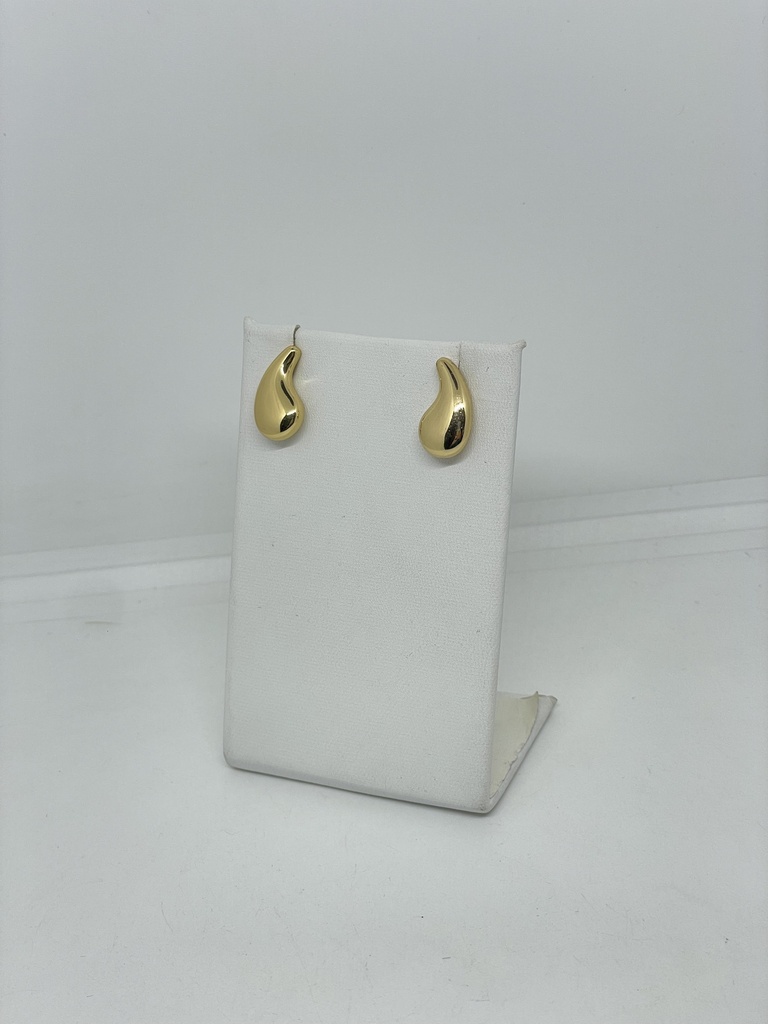 Arete dorado de acero inoxidable 1.8cm