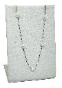 Cadena con perla blanca x 48 cm L.