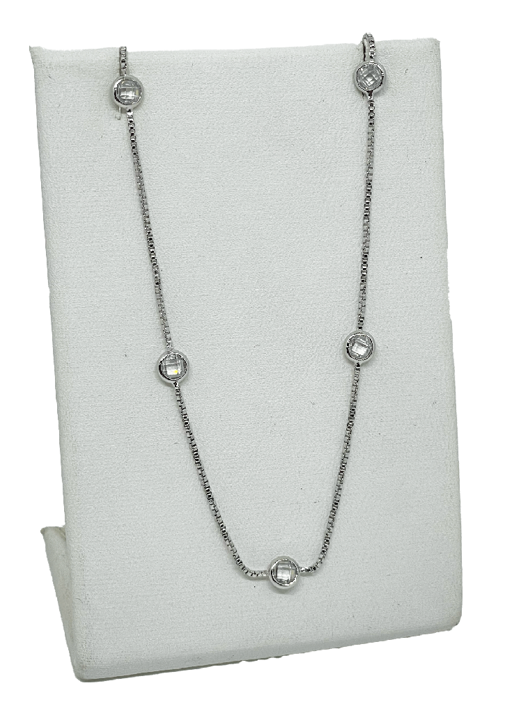 Cadena de metal con brillantitos