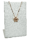 Collar dorado de rodio con mariposa