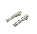 Set de 2 ganchos de pinzas y brillantitos